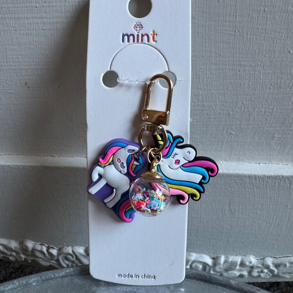 Unicorn Keychain Purse Hang Tag - Picture 1 of 1